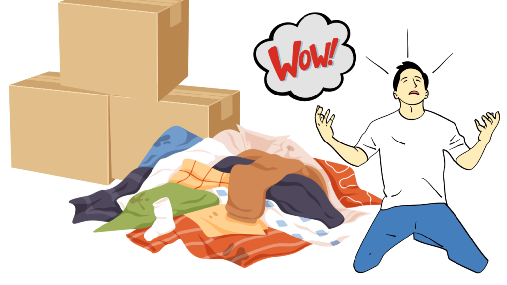 A lot of clothes