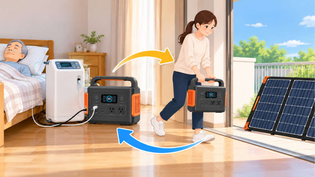 ポタ電2台活用