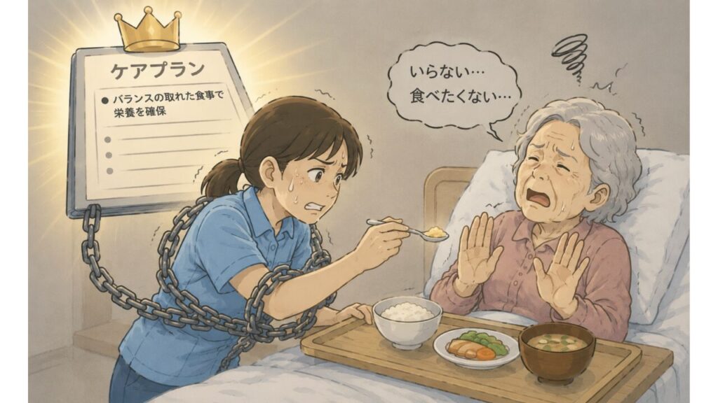 無理な食事介助