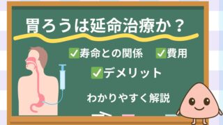 胃瘻は延命治療か？寿命との関係・費用・デメリットまでわかりやすく解説