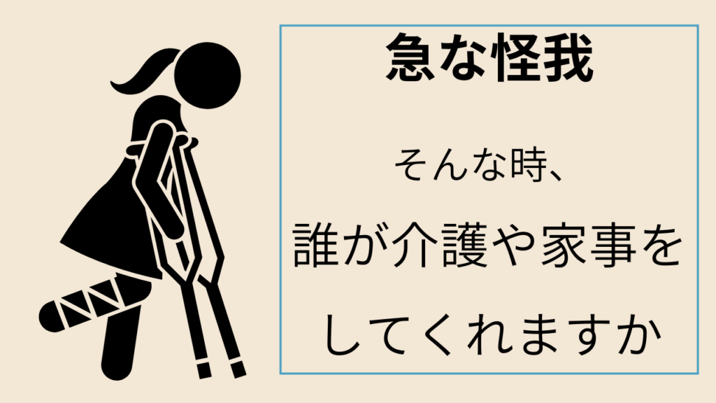 急な怪我