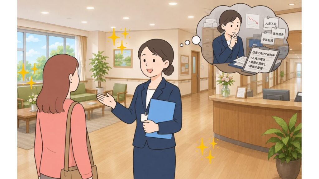 老人ホームでの入居説明良いところは紹介してくれる