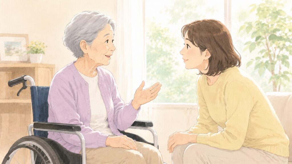本人がどんな暮らしを望んでいるのかきちんと聞いてから入居する